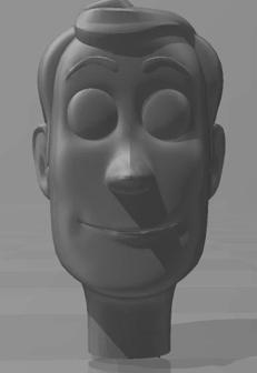 Screen Accurate Toy Story Woody Head 3D Printer Model