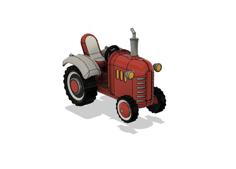 Candy Tractor With Movements 3D Printer Model