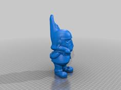 Stormtrooper Garden Gnome 3D Printer Model