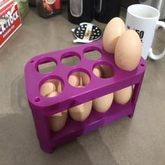 Egg Tray For Fridge 3D Printer Model