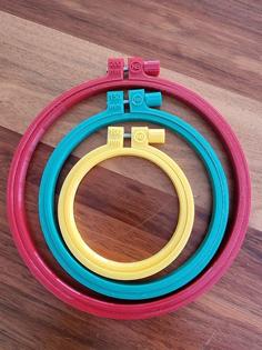 Embroidery/Cross Stitch Hoops 3D Printer Model