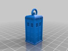 Tardis (doctor Who) Keychain 3D Printer Model