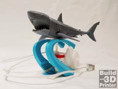 A Motorized Shark 3D Printer Model