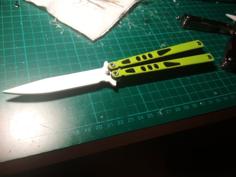 Balisong / Butterfly Knife (Really Nice One) 3D Printer Model