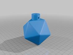 Icosahedral Door Knob 3D Printer Model