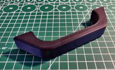 Handle – Large, Hidden Mount, M4 3D Printer Model