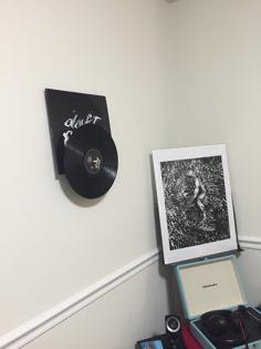 Vinyl Record Wall Display 3D Printer Model