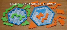 Daily Hexagonal Puzzle 3D Printer Model