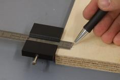 Ruler Marking Gauge 3D Printer Model