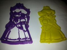 Princess Peach Cookie Cutter 3D Printer Model