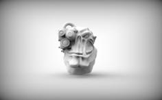 Ork Head 3D Printer Model