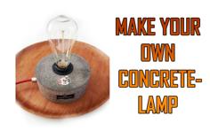 Concrete Lamp 3D Printer Model