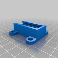 Buck Converter PCB Mount With 4 Tabs 3D Printer Model