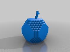 Minecraft Golden Apple 3D Printer Model