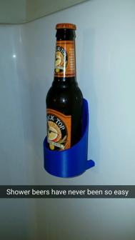 Shower Beer Holder 3D Printer Model