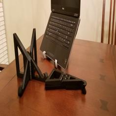 Impossible Folding Laptop, Tablet, And Cellphone Holder 3D Printer Model