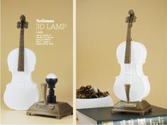 Cello Lamp 3D Printer Model