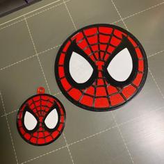 Spider-Man Coaster & Keychain 3D Printer Model