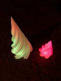 Fractal Christmas Tree Light 3D Printer Model