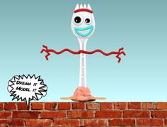 Forky [Toy Story] 3D Printer Model