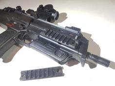 H&K MP7 Picatinny Rail 3D Printer Model