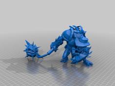 Dota 2 Bristleback With Cosmetics 3D Printer Model