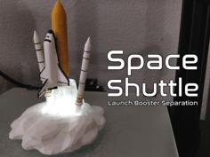 Space Shuttle ( Launch Booster Separation ) 3D Printer Model