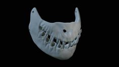 Fantasy / Horror Mouth Mask 4 3d Printing 3D Printer Model