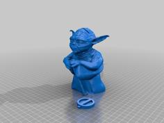 Standing Yoda Figure – Piggy Bank 3D Printer Model