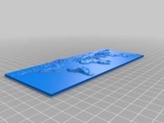 World Map 3D Printer Model