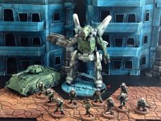 Hyperion Heavy Assault Mech (15mm Scale) 3D Printer Model