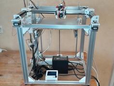 D-Bot Core_XY Gone Linear (was: In Threes) 3D Printer Model