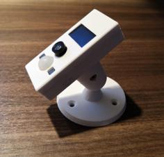 TTGO ESP32 T-Camera Case With Wall Mount (Customizable) 3D Printer Model