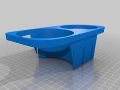 2nd Gen Tacoma CupHolder Insert 3D Printer Model