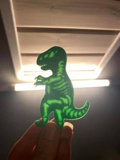 Dino Lithophane 3D Printer Model