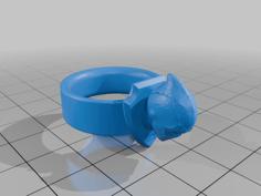 Deadpool Ring 3D Printer Model