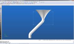 Funnel Curved (no Support) 3D Printer Model