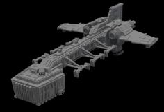 Epic Scale Landing Craft 3D Printer Model