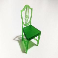 Hepplewhite Style Chair 3D Printer Model