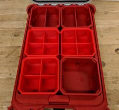 Milwaukee Packout Low Profile Organizer Bins 3D Printer Model