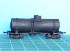 SZHD 50-ton Tankcar 1:87 & 1:200 3D Printer Model