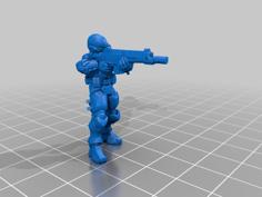 Overwatch Talon Troop Miniatures 3D Printer Model