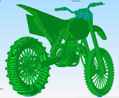 Dirt Bike (Fixed For Printing) 3D Printer Model