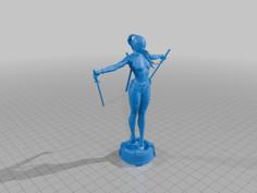 Lady Deadpool 3D Printer Model