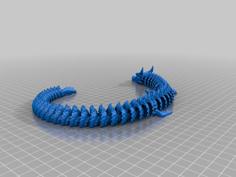 Articulated Demon Dragon (now Fixed!!!) 3D Printer Model