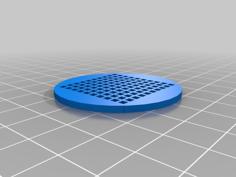 Parametric Grid And Vent For A Tube 3D Printer Model