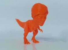 Trex With Benedict Cumberbatch’s Head 3D Printer Model