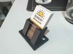 Business Card Stand 3D Printer Model