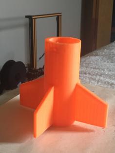 EASY Do It Yourself Rocket! Made From Easy To Obtain Materials And A 3D Print! 3D Printer Model