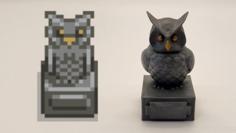 Stone Owl From Stardew Valley 3D Printer Model